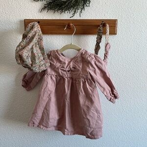 Kids Pink Floral Matching Set